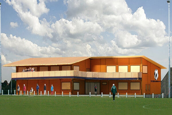 Kleijn Houtbouw - Clubgebouwen - Houten Clubgebouw Bergambacht 500 en 500 m2
