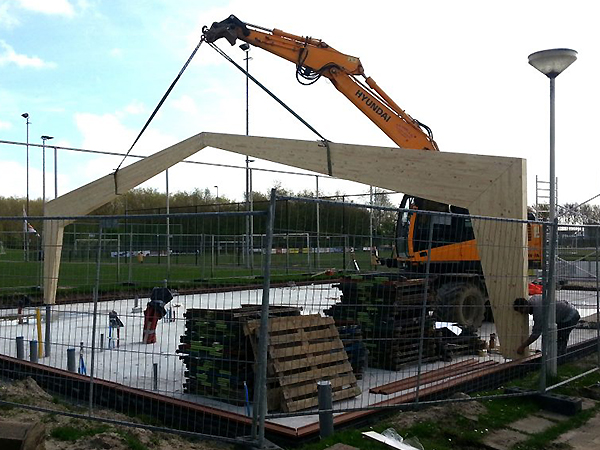 Kleijn Houtbouw - Houten Clubgebouw